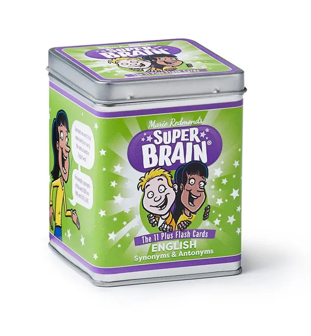 Marie Redmond's Superbrain 11+ Flashcards packaging