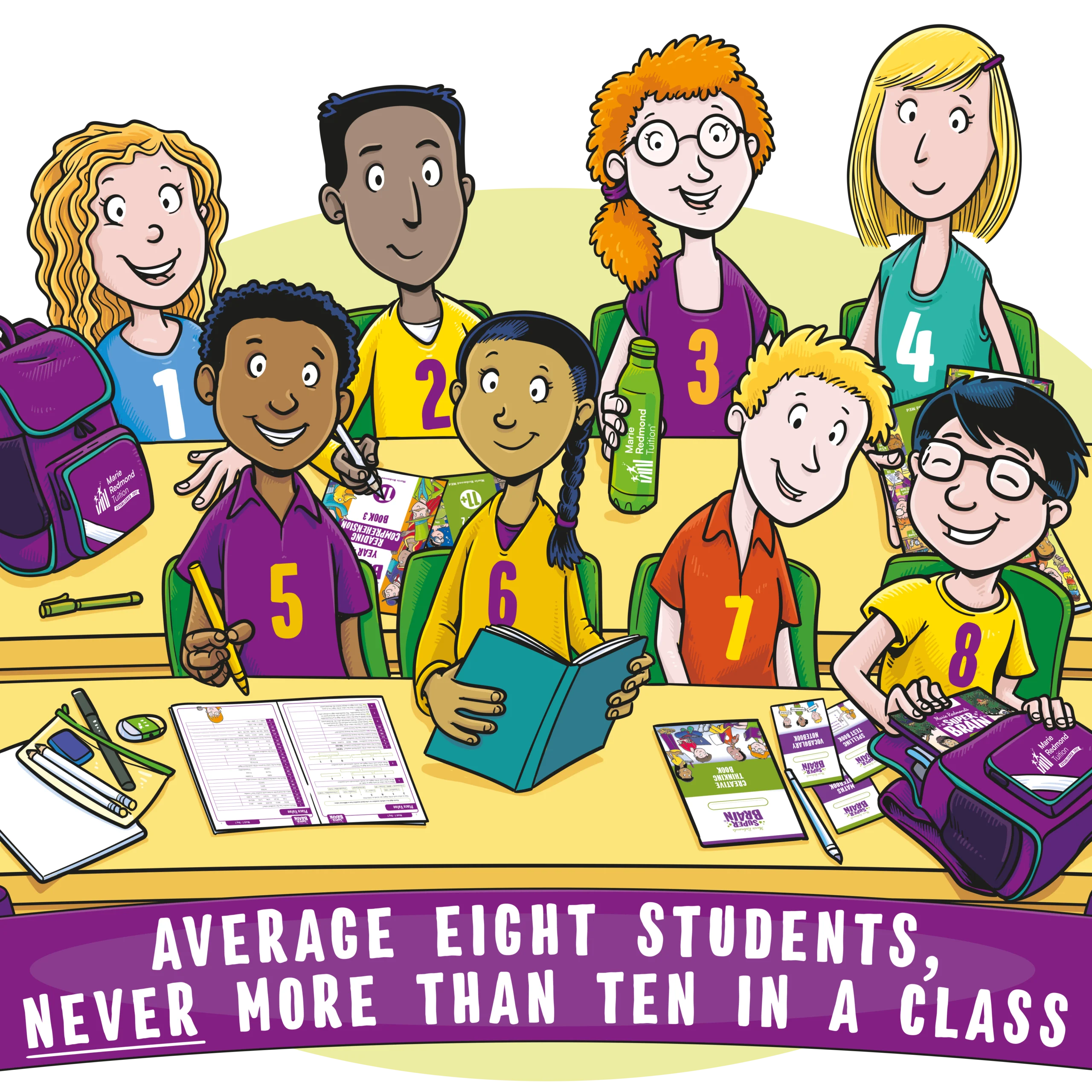 Marie Redmond Tuition class size averaging 8 students, never more than 10